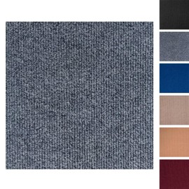 CISSLOR Self Adhesive Carpet Floor Peel Tile Square 10 Pcs 11" x 11" Peel and Stick Carpet Floor Tiles Home Furnishings Floor Easy Install DIY