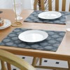 CosyAurora Placemats Mulberry Trees, 30 x 40 cm, Navy Grey,