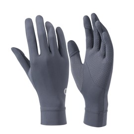 Rockbros Gloves, Women's, Thin, Summer, UV Gloves, 2 Finger Out, Cool Touch, UV Protection, Cycle Gloves, Smartphone Operation, Men's Gloves, Sun Protection, Breathable, Stretchable, Stylish, Hand