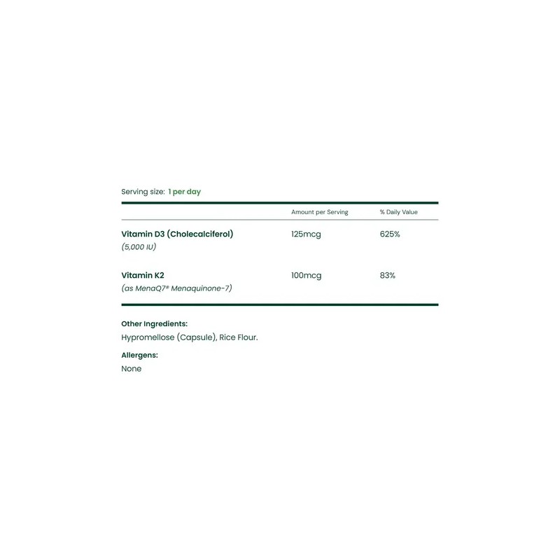 Forest Leaf Vitamina 125 100mcg Capsulas