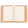 PATIKIL 6 Ring Binder Cover, 2 Pack A7 Leather Notebook