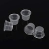 Wytino 100pcs/set disposable tattoo pigment cups caps, plastic microblading pigment