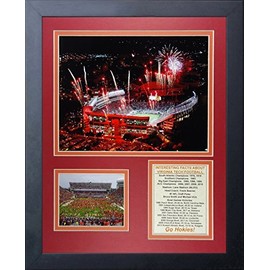 Legends Never Die "Virginia Tech Lane Stadium" Framed Photo Collage, 11 x 14-Inch, (12234U)
