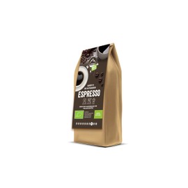 La Natura Lifestyle Organic Coffee Beans 500 g ESPRESSO Organic Bean Coffee Whole Beans Arabica & Robusta Fully Automatic and Portafilter Machines