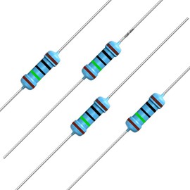 California JOS 100pcs 150 ohm Resistor 1/2w (0.5Watt) ±1% Tolerance Metal Film Fixed Resistor, Multiple Values of Resistance Optional(150 ohm, 150 R, 150 Ω)