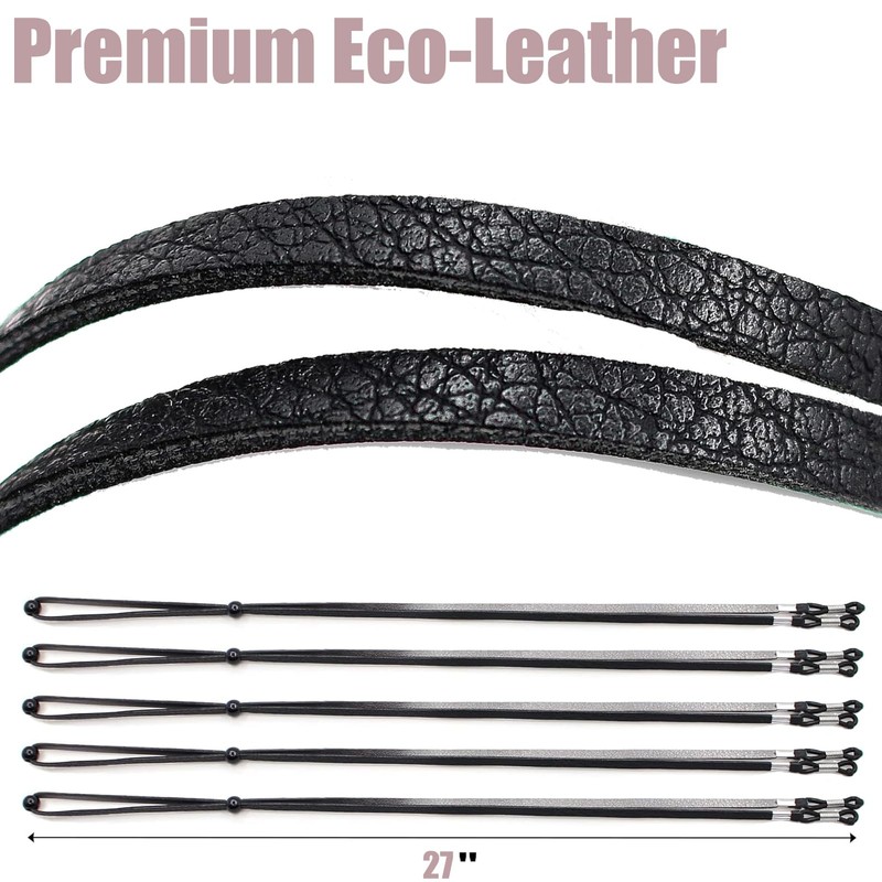 Glasses Strap - Premium ECO Leather Eye Glass String Strap