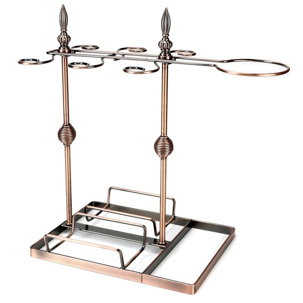 QWORK Wine Glass Holder Decanter Drying Hanger Wine Rack -