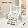 V-LAFUYLIFE Jewelry Box for Women, 5-Layer Jewelry Organizers Box, Large