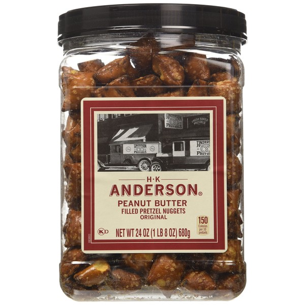 Anderson Bakery Peanut Butter Nuggets Pretzel, 24-oz. - 3 PACK