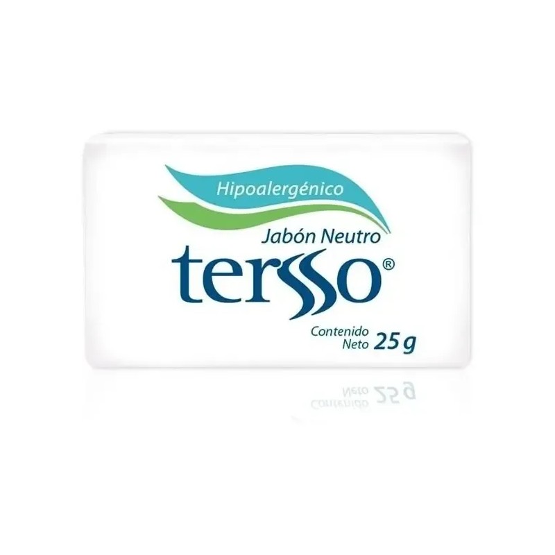 Jabón Neutro Tersso 25g 10 Piezas Amenidades Hotelero