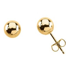 Konex Dream Ear Piercing Stud Mini Ball-Gold (Pack of 1)