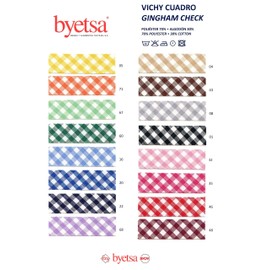 Byetsa/Tape Bias Binding Table Vichy Width 18 mm Length 25 m 20