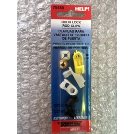 Dorman/Help Door Lock Rod Clip Dorman 75450-6pcs