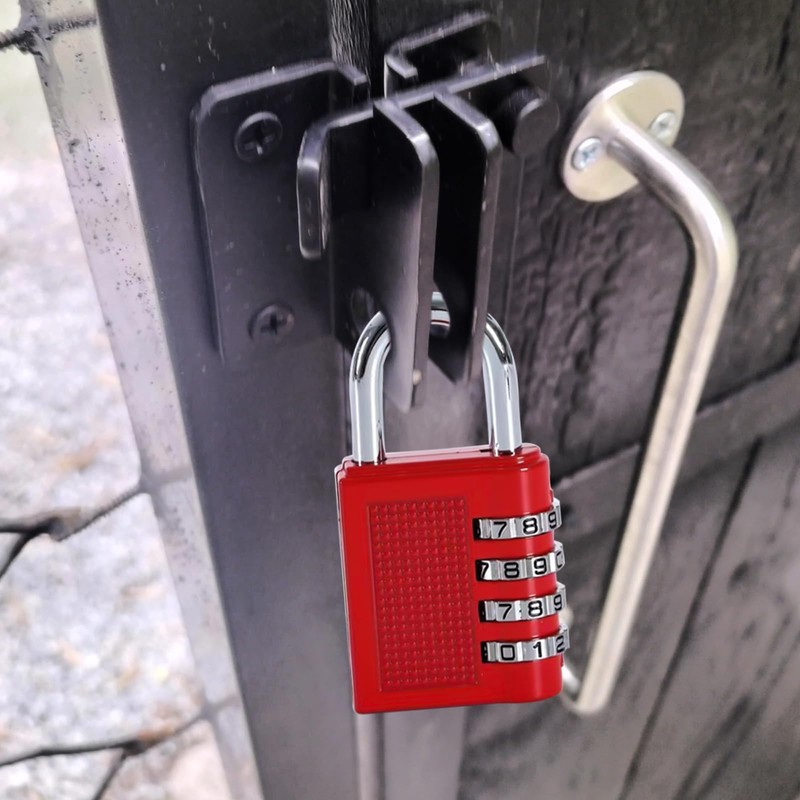 HRLORK Combination Padlock 1 Packs School Locker Lock Outdoor Weatherproof