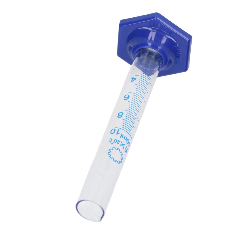 10PCS 10mL Measuring Cylinder Glass Graduated Cylinder Set Laboratory Experiment
