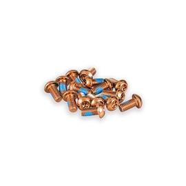 Funn Bremsscheiben-Schrauben – 15 Stück Torx T25 M5 x 10mm Stahlschrauben für 6-Loch-Bremsscheiben, Stahlschrauben für MTB und Rennräder (Orange)