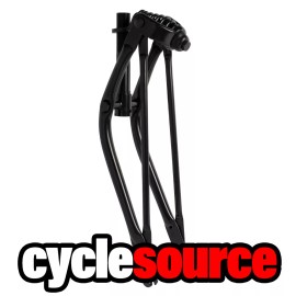 Lowrider Classic LOW RIDER CLASSIC 20" STEEL STRAIGHT SPRING FORK 1" INCH ALL BLACK