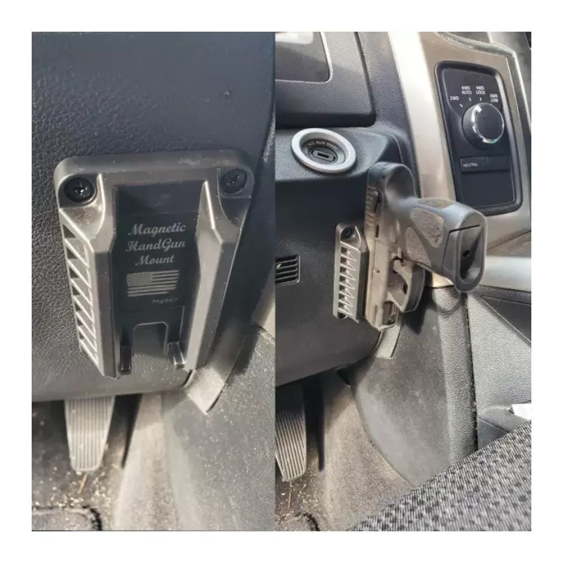 Unbranded Gun Magnet Mount,Fast Draw Magnetic Gun Holster Concealed Gun