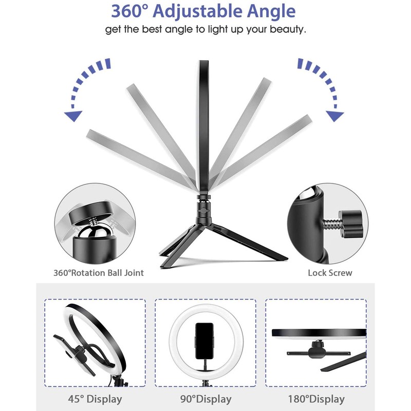 LED Ring Light 10 inch for Photography, Streaming, and Video