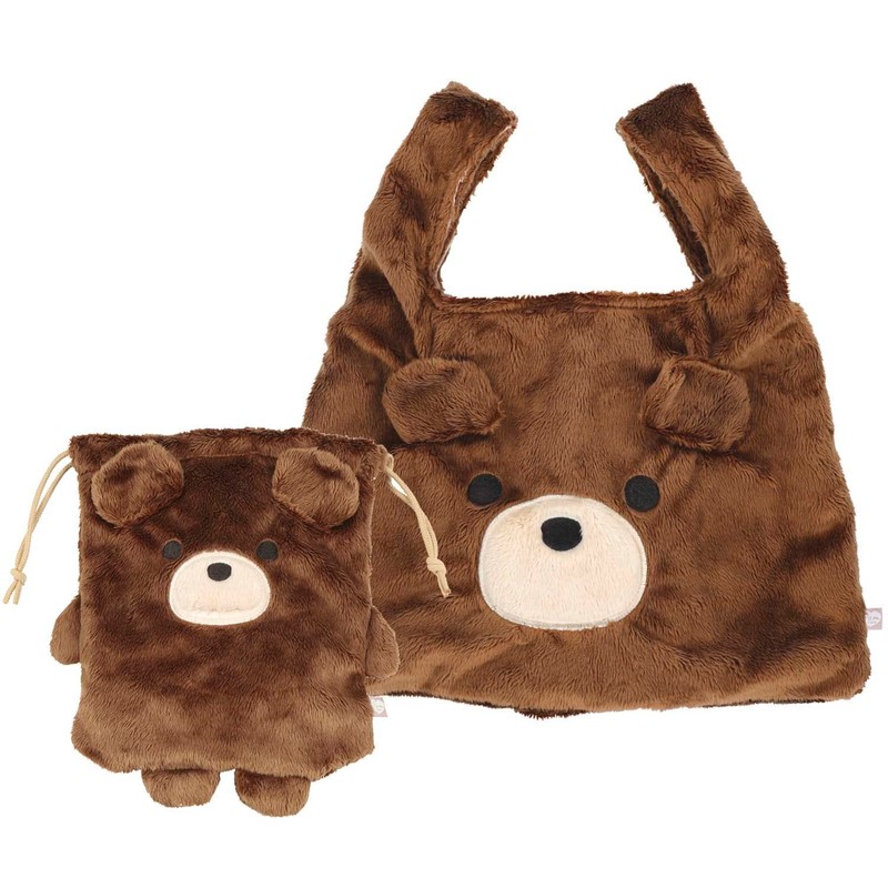 Skater Pompon's Baby Bear Drawstring Bag