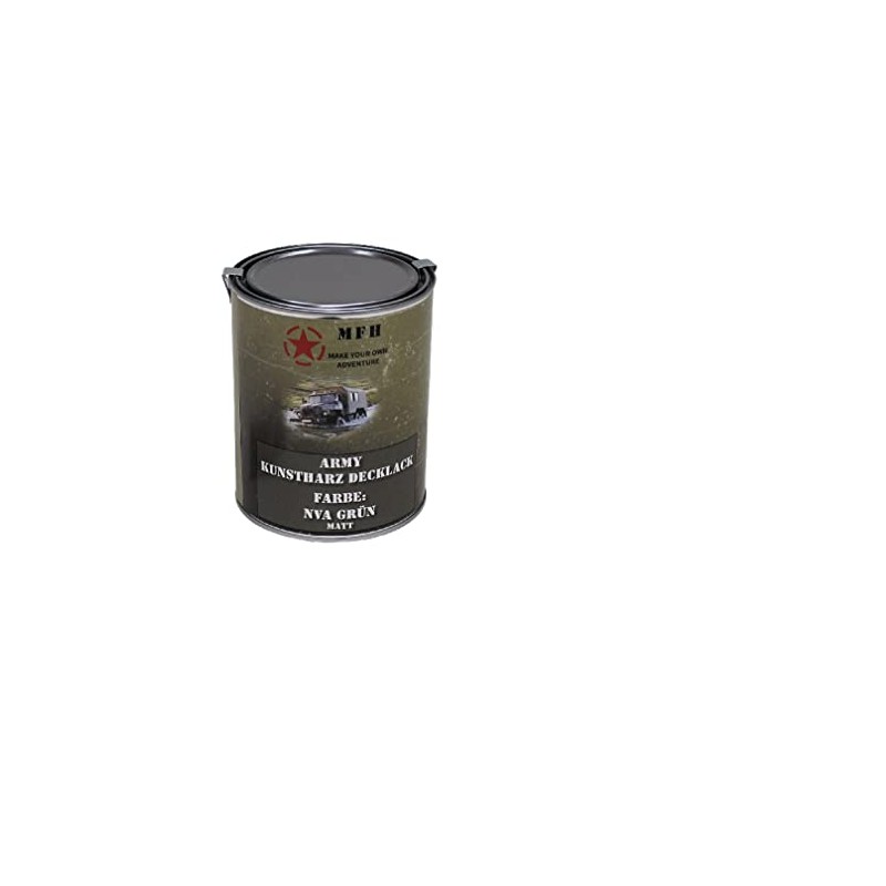 Army Resin Top Coat NVA Green Matte RAL 6003 Military