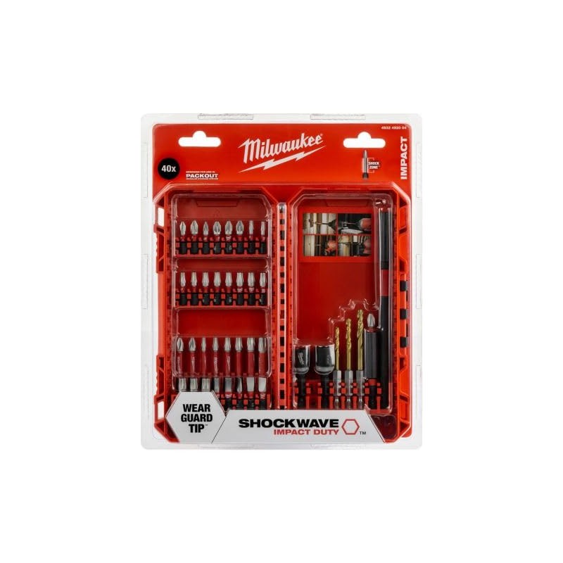 Milwaukee Shockwave Drill & Screw Set 40 Pieces