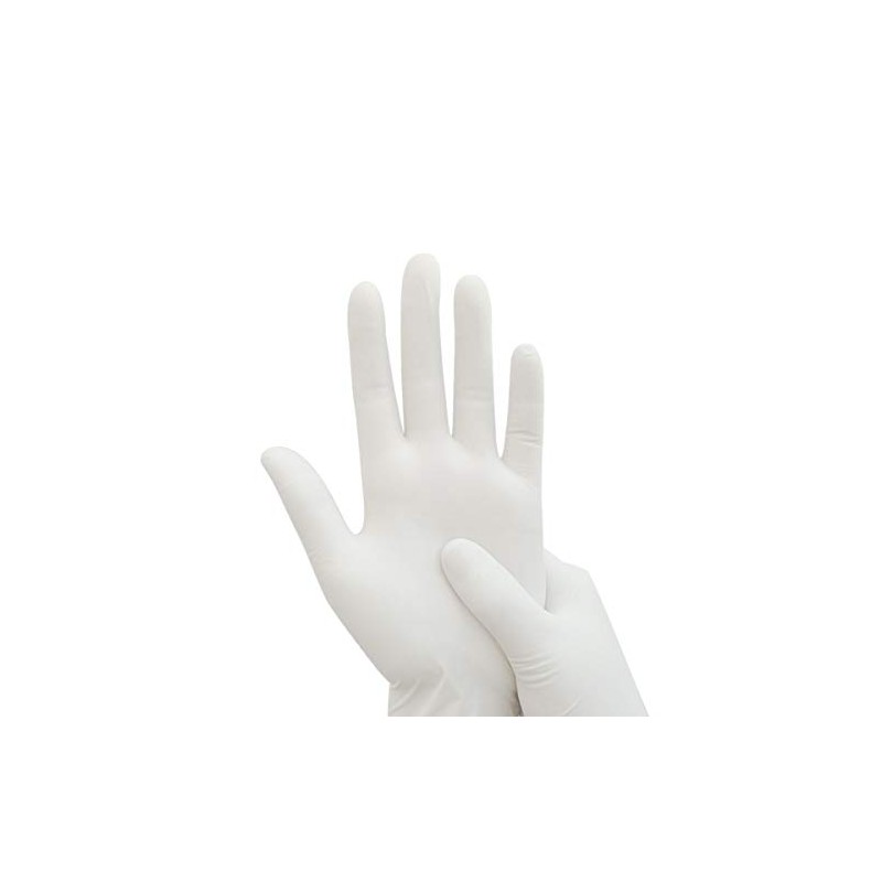 GUANTE AMBIDERM PLUS LISO BLANCO GRANDE CAJA C/100 PZAS