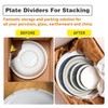 Imncya Plate Separators Storage, Set Of 60 And 3 Different