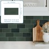 SUNWINGS 100-Sheet Subway Peel and Stick Backsplash Tile, 6" x