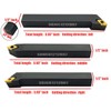 3 Pieces 1/2 Inch CNC Lathe Carbide Lathe Tool Insert