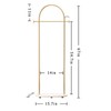 Gold Clothing Rack, Modern Clothes Rack with Shelf, Heavy Duty