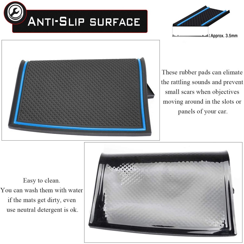 Auovo 17pcs Anti-dust Mats for Honda Accord Accessories 2018 2019