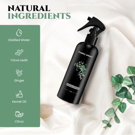 605Products Eucalyptus Fabric Spray and Linen Spray - Carpet Deodorizer - Natural Pillow Spray made with Essential Oils - Mist Fabric Refresher Spray - Long Lasting Bed Freshener Spray (10oz)