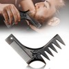 Men's Lightweight and Sturdy Beard Grooming Comb Black 10ea