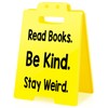XgiftCreat Funny Office Desk Sign - Read Books Be Kind