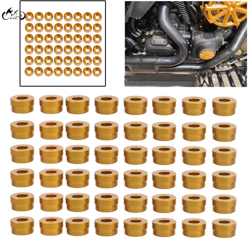 Unbranded Gold Motor Engine Transmission Bolt Kit For Harley Touring