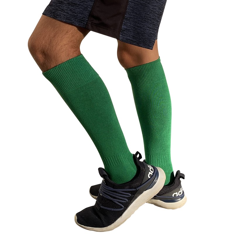 Couver - Calcetines de algodón acolchados para rodilla de béisbol,