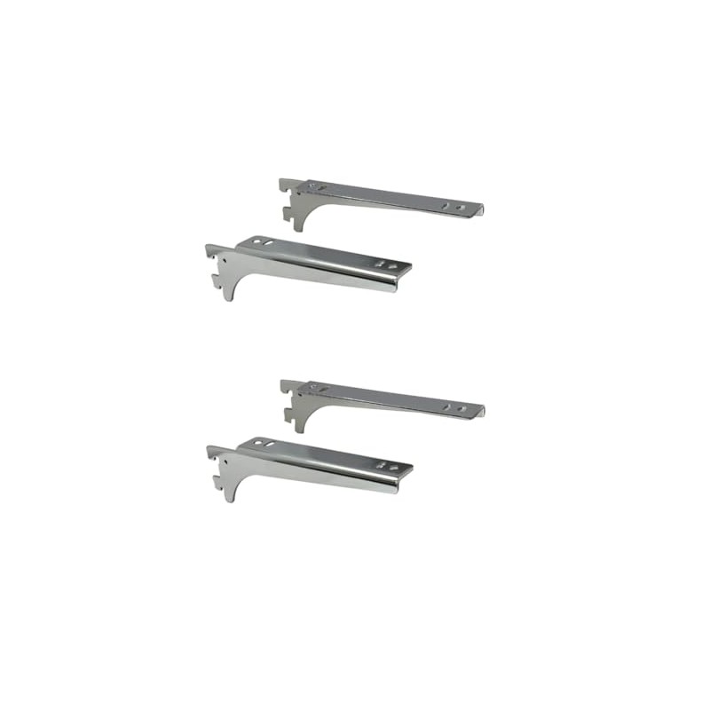 Royal Wooden Shelf Brackets A-32/33 Chrome, 9.8 inches (250 mm),