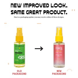 Alaffia Hair Care, Beautiful Curls Define Tight Curls Hydrating Oil Spray, Thick & Curly Hair Products, Argan Oil and Baobab, Replenish, Soften & Revitalize Dry, Damaged Curly Hair, 2 Fl Oz