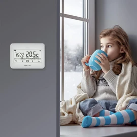 CAME TH/550 WH Touchscreen Thermostat, Digital Room Thermostat with WLAN - 845AA-0060