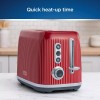 Oster Impressions Collection Retro 2-Slice Red Toaster Extra-Wide Bagel Slots