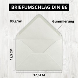 Neuser FarbenFroh 80 g/m² B6 envelopes, 175 x 125 mm, wet sealing