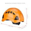 Outdoor Rescue Helmet Rock Safety Rappelling Gear Belay Device for