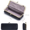 EutDett Leather Makeup Bag, Small Makeup Organizer for Purse Essentials,