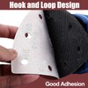 LEONTOOL 30 Pcs Mouse Sander Sandpaper 60 Grit 6 Hole