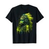 Native American Wearing Gas Mask Graphic T-Shirt