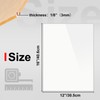 KINLINK 12x16 Plexiglass Sheets 1/8 inch-3mm White Acrylic Sheets, White