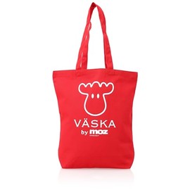 Mozu VZHE-02 VASKA by Vesca Tote Bag, Women's, Unisex, Men's, Lightweight, Canvas, A4, M, L, Eco Bag, Lesson Bag, Mini Tote, red