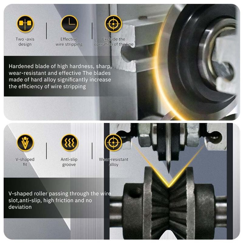 ãWire Stripping ToolsãManual & Electric Drill Operable,Â Quick-change Blade Wire Stripping