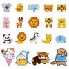 AYNKH 21Pcs Animal Embroidered Iron on Patches for Clothing, Cute
